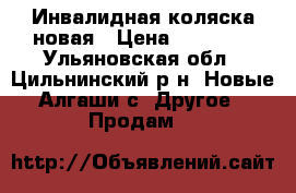 Инвалидная коляска новая › Цена ­ 10 000 - Ульяновская обл., Цильнинский р-н, Новые Алгаши с. Другое » Продам   